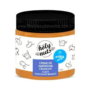Quantas calorias em 1 colher de sopa (20 g) Creme de Amendoim Crunchy Sabor Chocolate Branco?