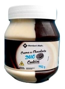 Quantas calorias em 1 colher de sopa (20 g) Creme de Chocolate Duo Cookies?