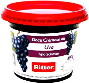 Quantas calorias em 1 colher de sopa (20 g) Doce Cremoso de Fruta - Uva?