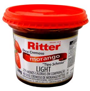 Quantas calorias em 1 colher de sopa (20 g) Doce Cremoso de Morango Light?