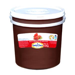 Quantas calorias em 1 colher de sopa (20 g) Doce Cremoso de Morango?