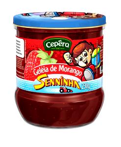 Quantas calorias em 1 colher de sopa (20 g) Geléia de Morango Senninha?