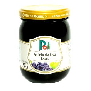 Quantas calorias em 1 colher de sopa (20 g) Geléia de Uva?