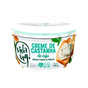 Quantas calorias em 1 colher de sopa (30 g) Creme de Castanha de Caju Ervas Finas e Pesto?