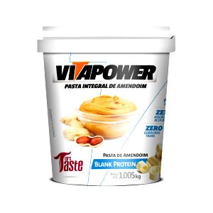 Quantas calorias em 1 colher de sopa (30 g) Pasta de Amendoim Integral Blank Protein?