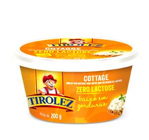 Quantas calorias em 1 colher de sopa (30 g) Queijo tipo Cottage Zero Lactose?