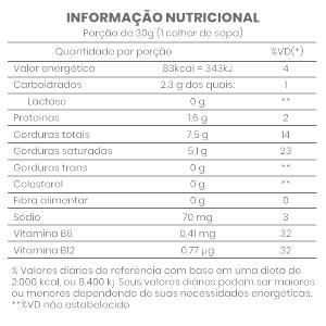 Quantas calorias em 1 colher de sopa (30 g) Requeijão Cremoso com Sal do Himalaia?