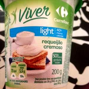 Quantas calorias em 1 colher de sopa (30 g) Requeijão Viver Light?