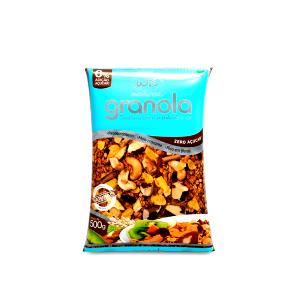 Quantas calorias em 1 colher de sopa (40 g) Granola Zero Açucar?