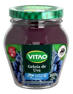 Quantas calorias em 1 colher sopa (20 g) Geleia de Uva Zero?