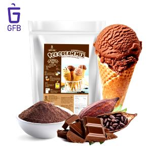 Quantas calorias em 1 Concha (60,0 G) Sorvete de chocolate, macio?