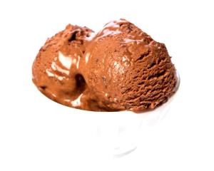 Quantas calorias em 1 Concha Grande Sorvete de Chocolate?