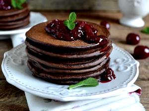 Quantas calorias em 1 Concha Média Iogurte Congelado de Chocolate?