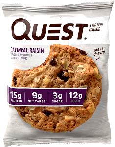 Quantas calorias em 1 cookie (63 g) Protein Cookie Oatmeal Raisin Flavored?