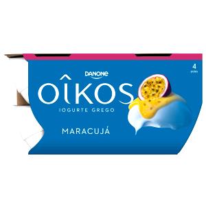 Quantas calorias em 1 copo (110 g) Iogurte Grego Maracujá Light?