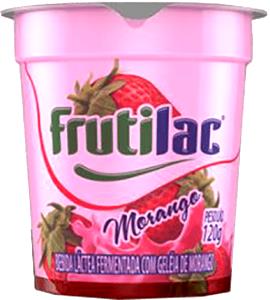 Quantas calorias em 1 copo (120 g) Frutilac?