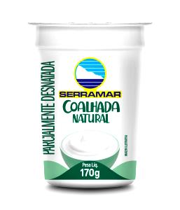 Quantas calorias em 1 copo (170 g) Coalhada?