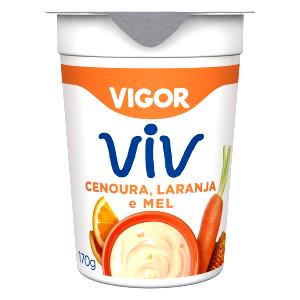 Quantas calorias em 1 copo (170 g) Iogurte Viv Cenoura, Laranja e Mel?