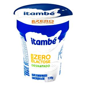 Quantas calorias em 1 copo (170 g) Iogurte Zero Lactose Desnatado?