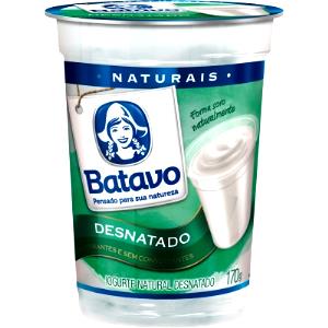 Quantas calorias em 1 copo (170 g) Iorgute Natural Desnatado?