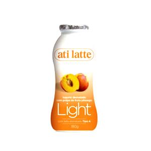 Quantas calorias em 1 copo (180 g) Iogurte Desnatado com Polpa de Fruta Pêssego Light?