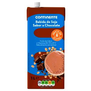 Quantas calorias em 1 Copo (200,0 Ml) Leite de soja com chocolate?