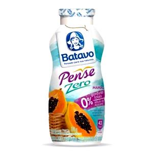 Quantas calorias em 1 copo (200 g) Bebida Láctea Fermentada com Mel Pense Zero?