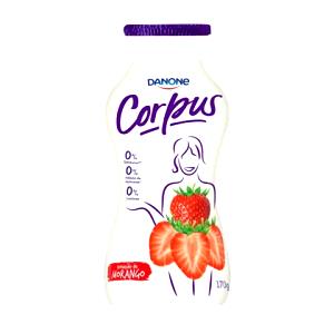 Quantas calorias em 1 copo (200 g) Corpus Light Morango?