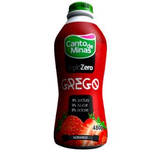 Quantas calorias em 1 copo (200 g) Iogurte Grego Triplo Zero?