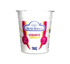 Quantas calorias em 1 copo (200 g) Iogurte Light?