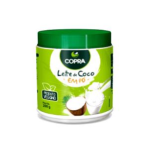 Quantas calorias em 1 copo (200 g) Leite de Coco?