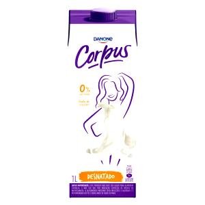 Quantas calorias em 1 copo (200 g) Leite UHT Desnatado Corpus?