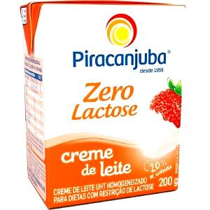 Quantas calorias em 1 copo (200 g) Leite Zero Lactose?