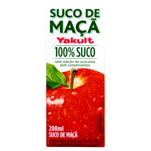 Quantas calorias em 1 copo (200 g) Suco de Maçã?