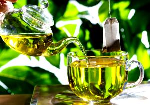 Quantas calorias em 1 copo (200 ml) Chá Verde Green Tea?