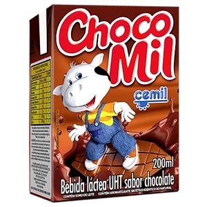 Quantas calorias em 1 copo (200 ml) Chocomil?