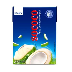 Quantas calorias em 1 copo (200 ml) Água de Coco Integral?