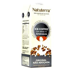 Quantas calorias em 1 copo (200 ml) Ice Coffee com Amêndoas?