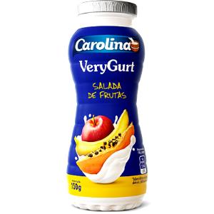 Quantas calorias em 1 copo (200 ml) Iogurte Very Gurt Salada de Frutas?