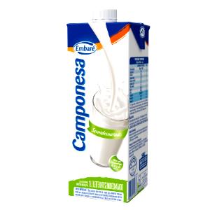 Quantas calorias em 1 copo (200 ml) Leite Camponesa Semidesnatado?