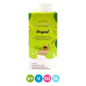 Quantas calorias em 1 copo (200 ml) Leite de Castanha?