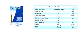 Quantas calorias em 1 copo (200 ml) Leite Pasteurizado Desnatado?