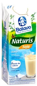 Quantas calorias em 1 copo (200 ml) Naturis Soja Zero?