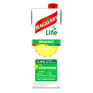 Quantas calorias em 1 copo (200 ml) Suco de Abacaxi Life?