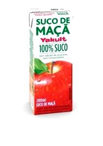 Quantas calorias em 1 copo (200 ml) Suco de Maçã 100% Suco?