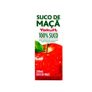 Quantas calorias em 1 copo (200 ml) Suco de Maçã Verde e Vermelha?