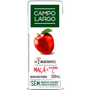 Quantas calorias em 1 copo (200 ml) Suco de Maçã Zero?