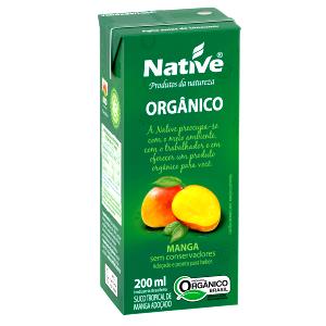 Quantas calorias em 1 copo (200 ml) Suco de Manga sem Açúcar?