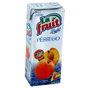 Quantas calorias em 1 copo (200 ml) Suco de Pêssego Light?