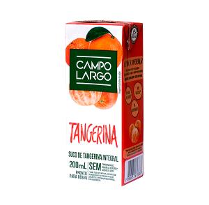 Quantas calorias em 1 copo (200 ml) Suco de Tangerina Integral?